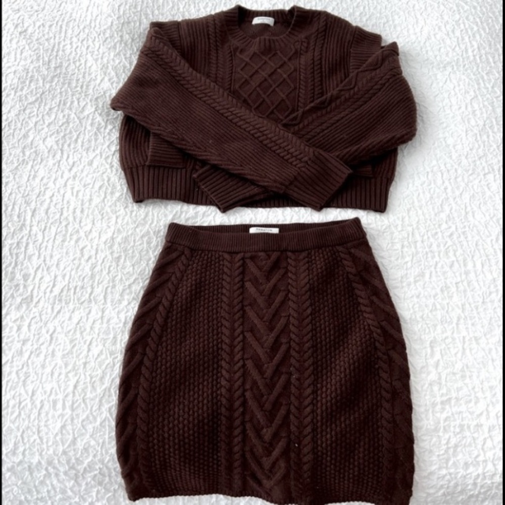 Aritzia Knit Sweater Set